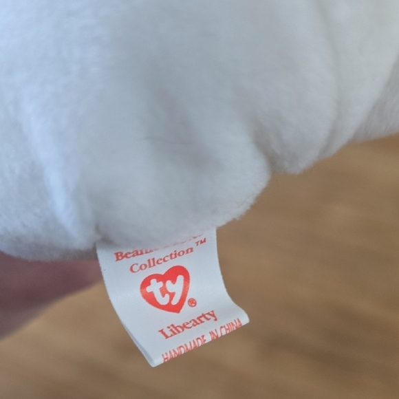 BOGO Ty Beanie Babies Patriotic White Bear Plush - Picture 5 of 5